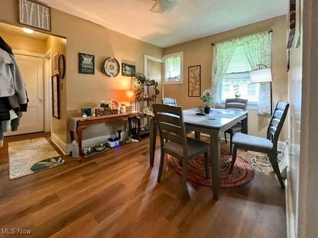 39 Wayne St, Niles, OH 44446 - dining space featuring wood finished floors