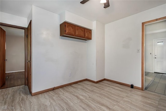 13970 E Willard Rd, Novelty, OH 44072 - empty room with ceiling fan and baseboards