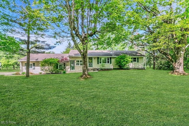13970 E Willard Rd, Novelty, OH 44072 - ranch-style home featuring a front lawn