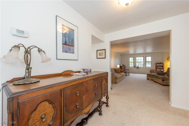 13710 Shaker Blvd Unit 405, Cleveland, OH 44120 - hallway featuring light colored carpet