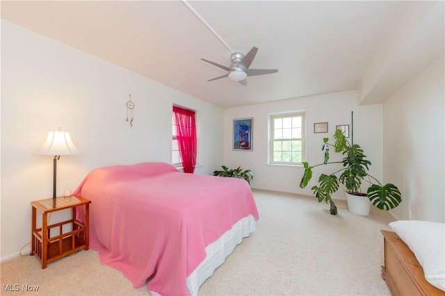 13710 Shaker Blvd Unit 405, Cleveland, OH 44120 - carpeted bedroom with a ceiling fan