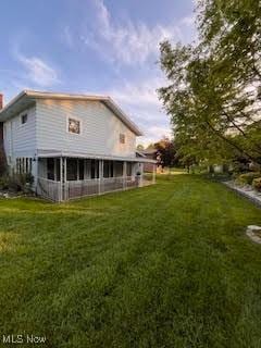 2840 Brian Dr, Parma, OH 44134 - back of property with a lawn