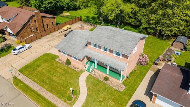 128 E Circle Dr, Weirton, WV 26062 - aerial view of property and surrounding area