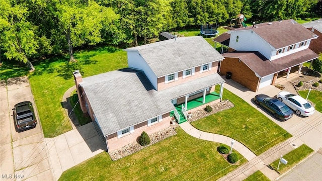 128 E Circle Dr, Weirton, WV 26062 - aerial view of property and surrounding area