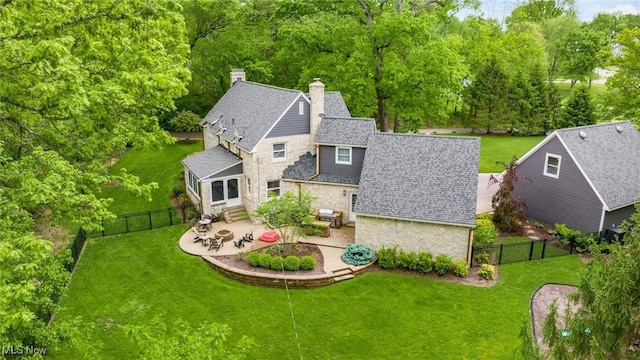 1251 Marwood Dr, Zanesville, OH 43701 - aerial view of property and surrounding area