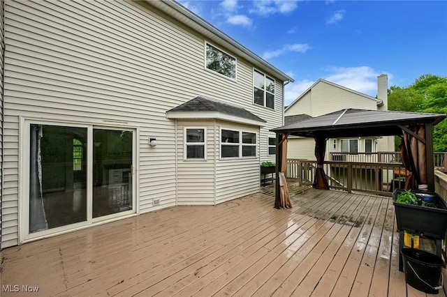 4474 Litchfield Dr, Copley, OH 44321 - wooden deck with a gazebo