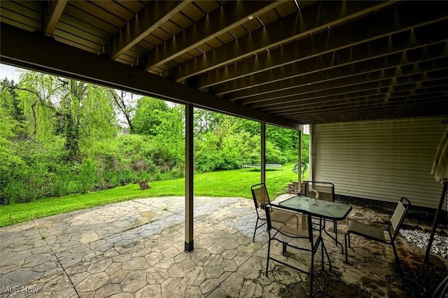 4474 Litchfield Dr, Copley, OH 44321 - view of patio featuring outdoor dining space