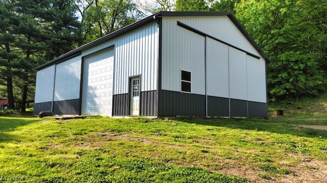 24514 County Road 24, Coshocton, OH 43812 - view of pole building with a lawn