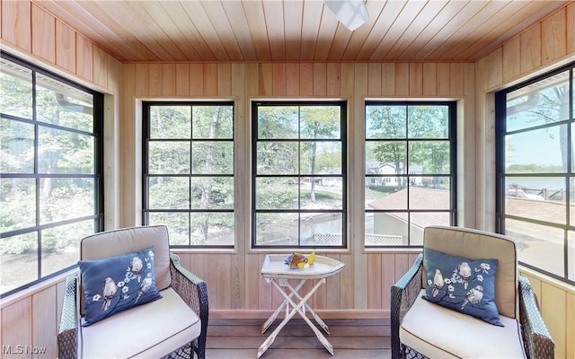 sunroom with healthy amount of natural light