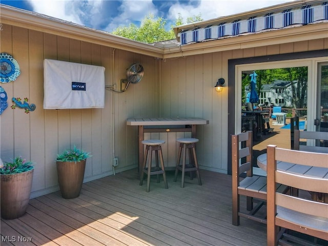 view of deck
