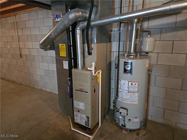 2457 Barrington Way, Wooster, OH 44691 - utility room with gas water heater