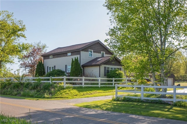 view of front of home