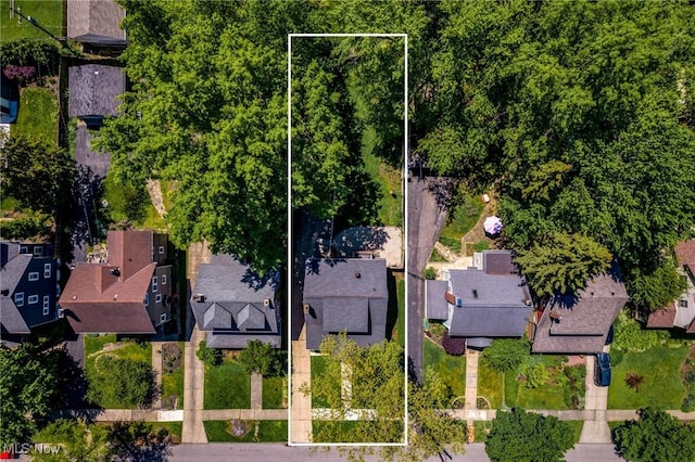 3004 Essex Rd, Cleveland Heights, OH 44118 - aerial view of residential area featuring property parcel outlined