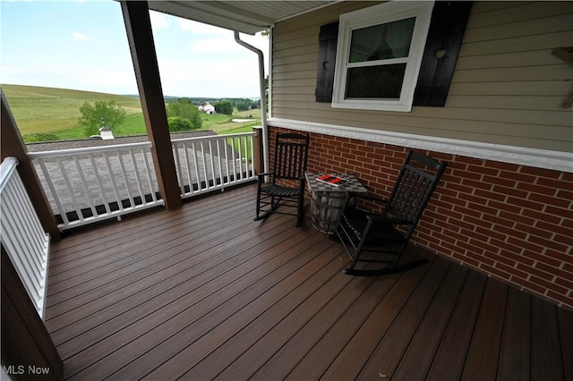 50277 Carroll Rd, East Liverpool, OH 43920 - view of wooden terrace