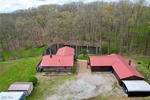 6141 Avon Rd NE, Carrollton, OH 44615 - aerial view of a forest