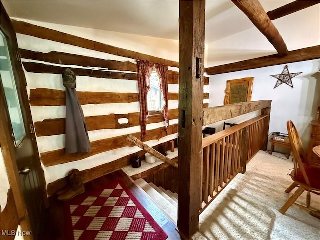 6141 Avon Rd NE, Carrollton, OH 44615 - stairs featuring wood finished floors