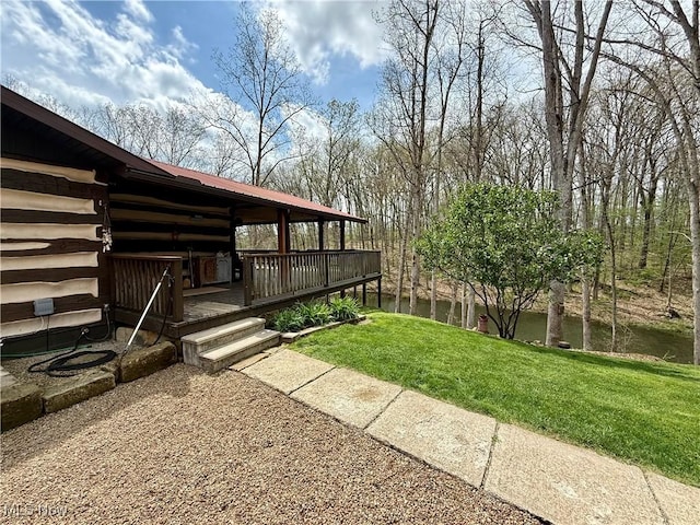 6141 Avon Rd NE, Carrollton, OH 44615 - view of grassy yard featuring covered porch
