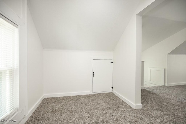 1197 E Ave, Akron, OH 44307 - bonus room with carpet floors, vaulted ceiling, and baseboards