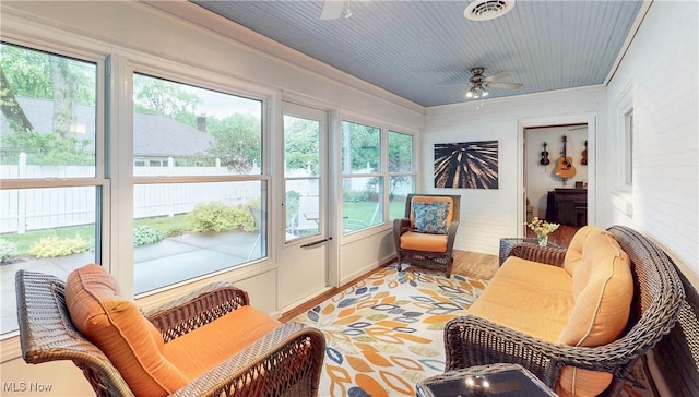 891 Sovereign Rd, Akron, OH 44303 - sunroom with plenty of natural light and wood finished floors