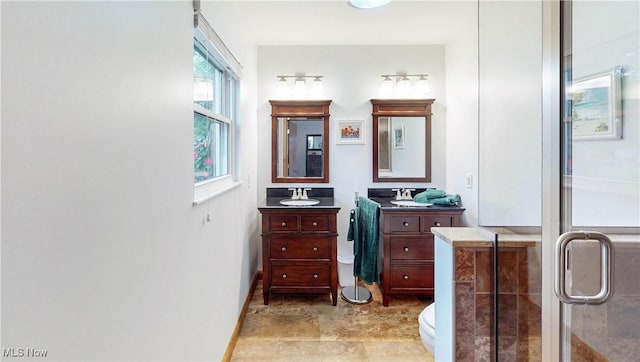 891 Sovereign Rd, Akron, OH 44303 - full bathroom with vanity and a shower stall
