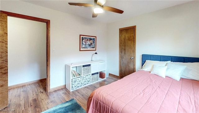 891 Sovereign Rd, Akron, OH 44303 - bedroom with wood finished floors and a ceiling fan