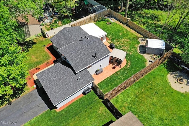 view of subject property