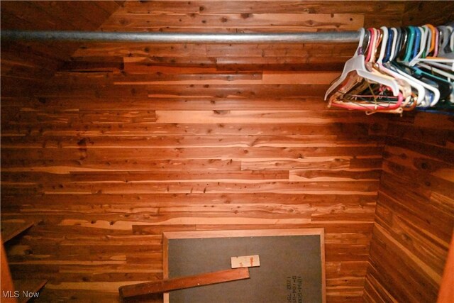 252 Rosemont Ave, Youngstown, OH 44515 - detailed view of wooden walls