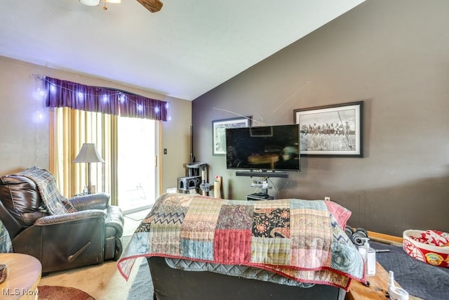75 River Ridge Lane, Munroe Falls, OH 44262 - carpeted living room featuring a ceiling fan and vaulted ceiling