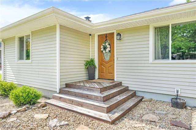 view of property entrance