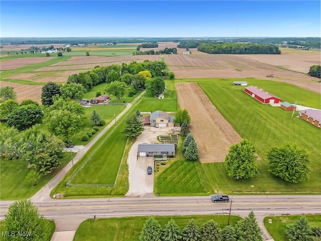 6395 Easton St NE, Louisville, OH 44641 - overview of rural landscape with large plots for crops
