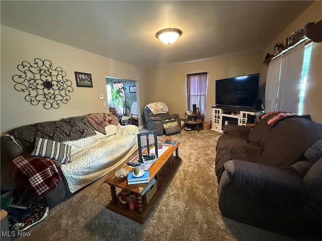 1710 Clairmont Ave, Cambridge, OH 43725 - carpeted living room with healthy amount of natural light