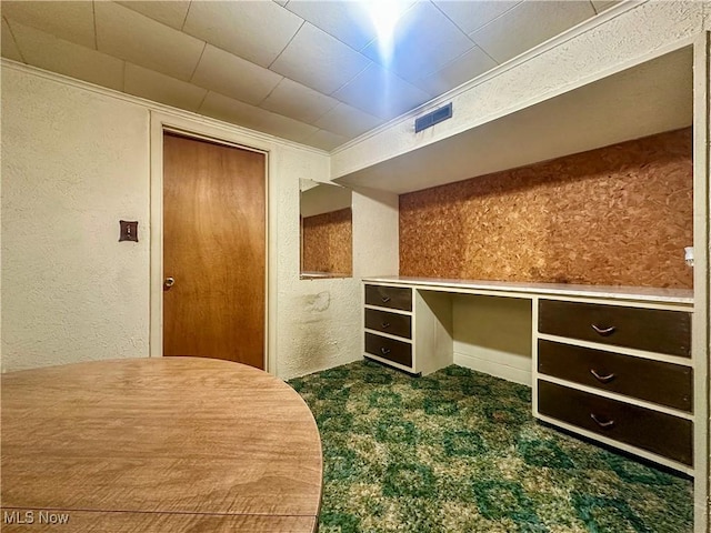 1010 Park Cir, Girard, OH 44420 - walk in closet featuring dark carpet