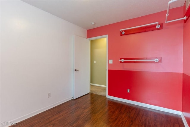 3602 Marvin Ave, Cleveland, OH 44109 - spare room featuring wood finished floors and baseboards