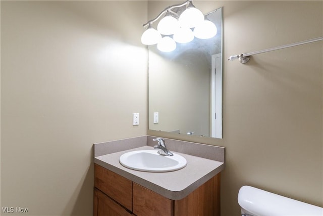 3602 Marvin Ave, Cleveland, OH 44109 - bathroom with toilet and vanity