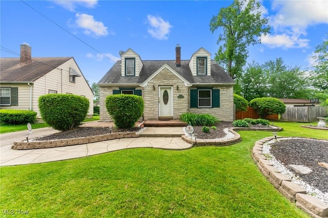 79 Leighton Ave, Youngstown, OH 44512 - cape cod-style house with stone siding