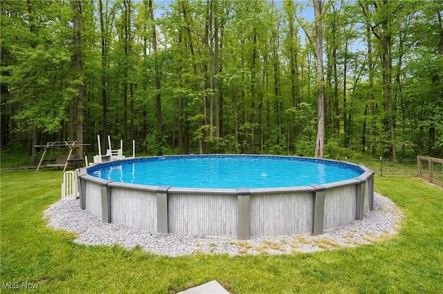 1354 N Pricetown Rd, Diamond, OH 44412 - swimming pool with a lawn