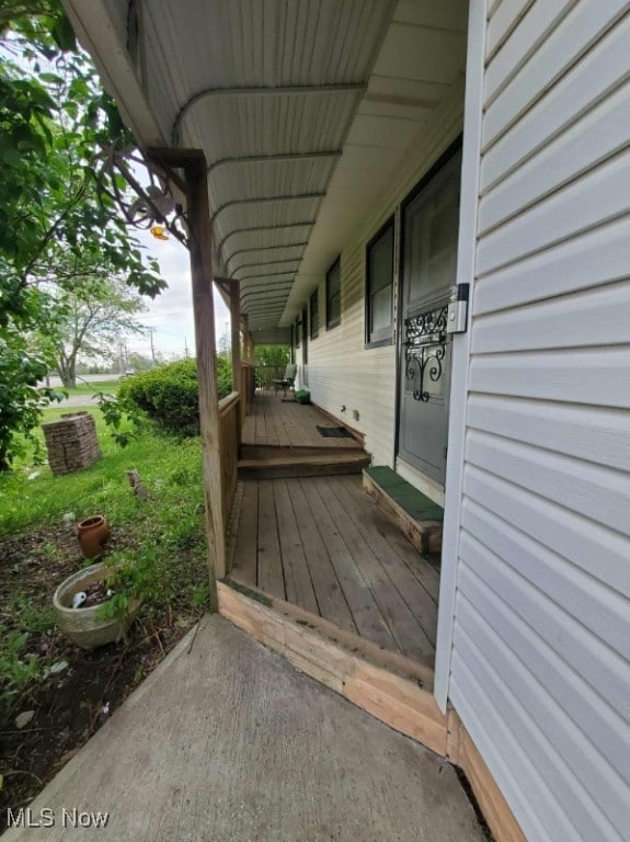 7417 Broadview Rd, Seven Hills, OH 44131 - wooden terrace with central air condition unit