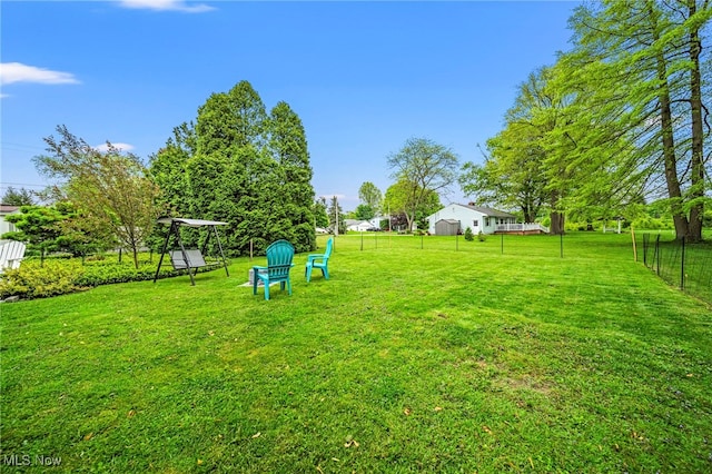 view of yard