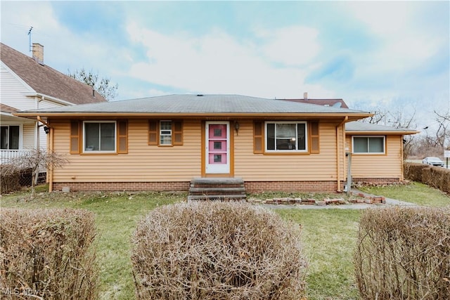 view of front of property