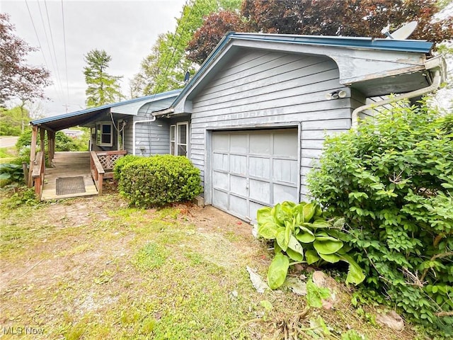 16251 State Route 678, Rockbridge, OH 43149 - view of front of home featuring an attached garage