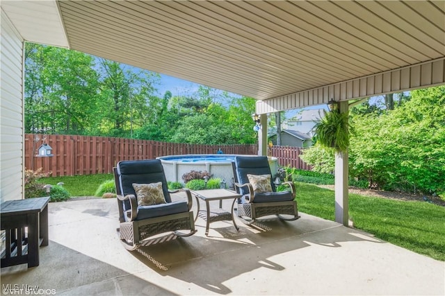 37 Monticello Dr, Brunswick, OH 44212 - view of patio with a fenced backyard