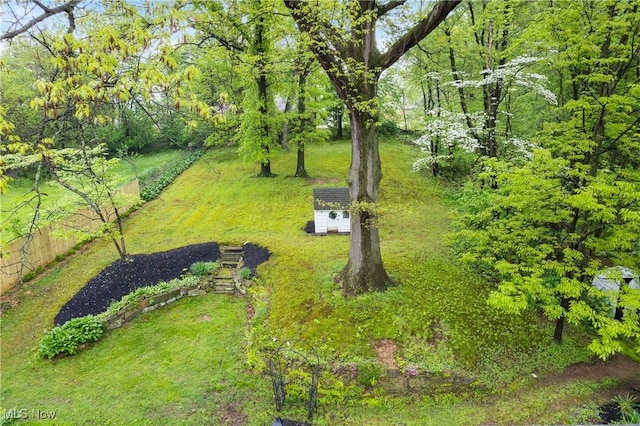 view of yard