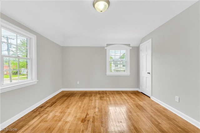 563 E 260th St, Euclid, OH 44132 - empty room with light wood-type flooring and baseboards