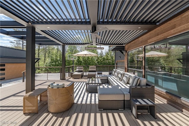 2471 Snowberry Ln, Pepper Pike, OH 44124 - deck with outdoor lounge area