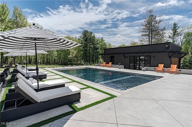 2471 Snowberry Ln, Pepper Pike, OH 44124 - outdoor pool with a patio area and outdoor lounge area