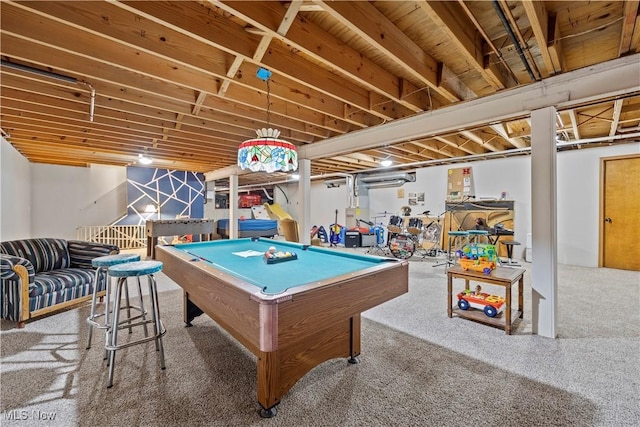 41972 Griswold Rd, Elyria, OH 44035 - playroom with carpet and billiards table