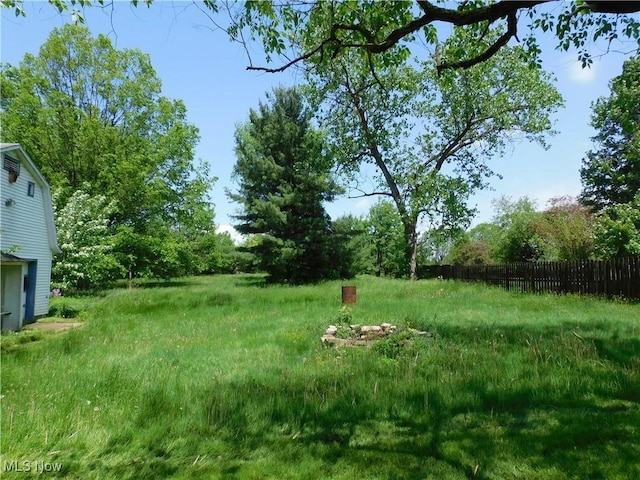 view of yard