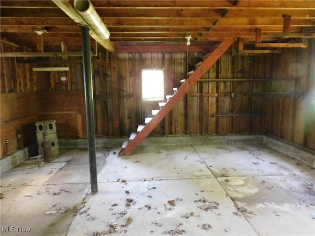 view of below grade area