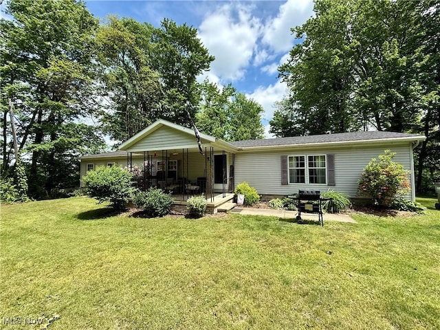 9400 Chalon Rd, Scio, OH 43988 - back of property with a yard and a porch