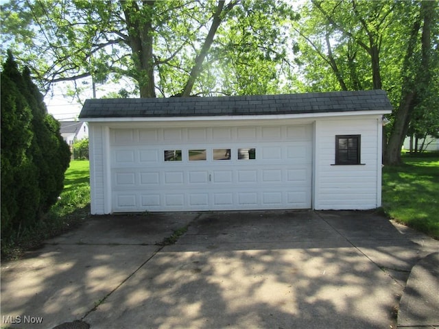 1397 Sunset Rd, Mayfield Heights, OH 44124 - view of detached garage